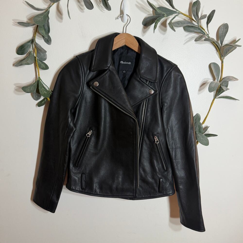 Madewell Faux Leather Moto Jacket